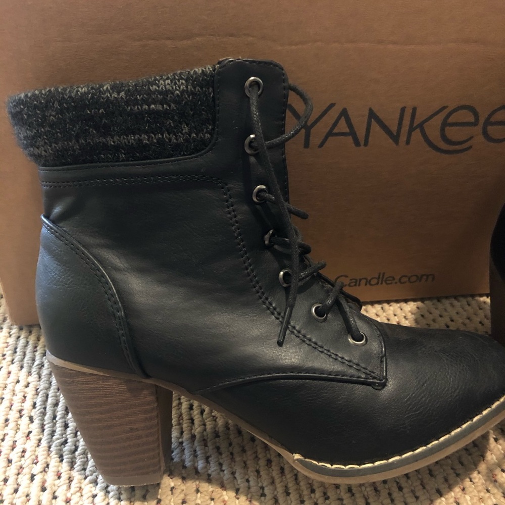 Bella Marie Bootie with Heel Black Size 8